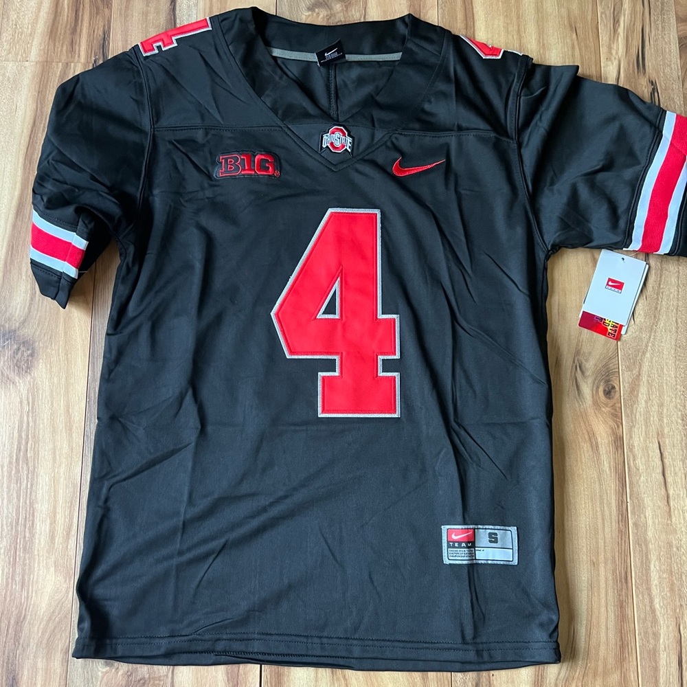 Julian Fleming #4 blackout jersey size small mens